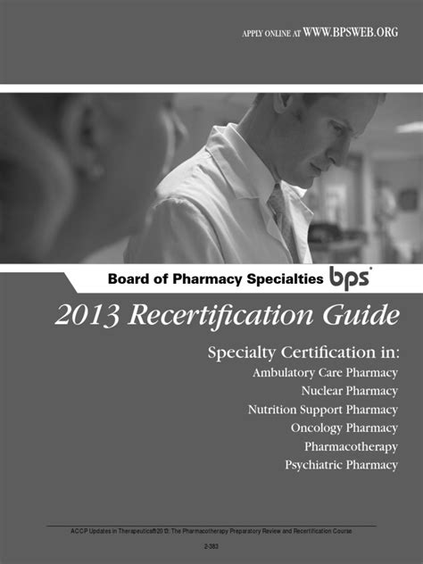 mybps login pharmacy|Recertification Guide .